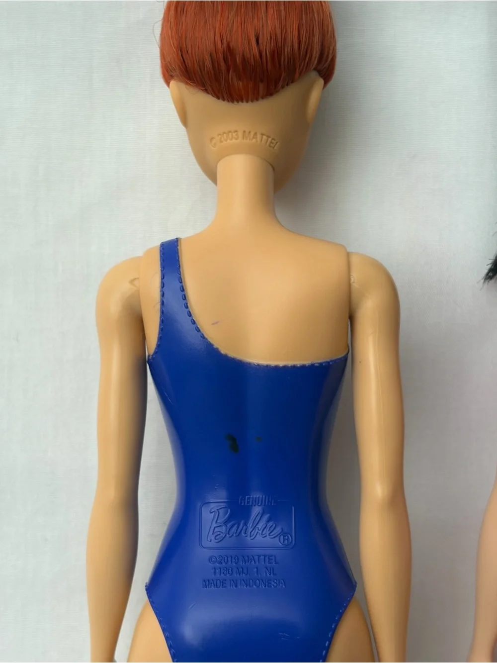 Barbie Ballet Dance Dolls Pair Blue Pink Leotards Excellent (F291)